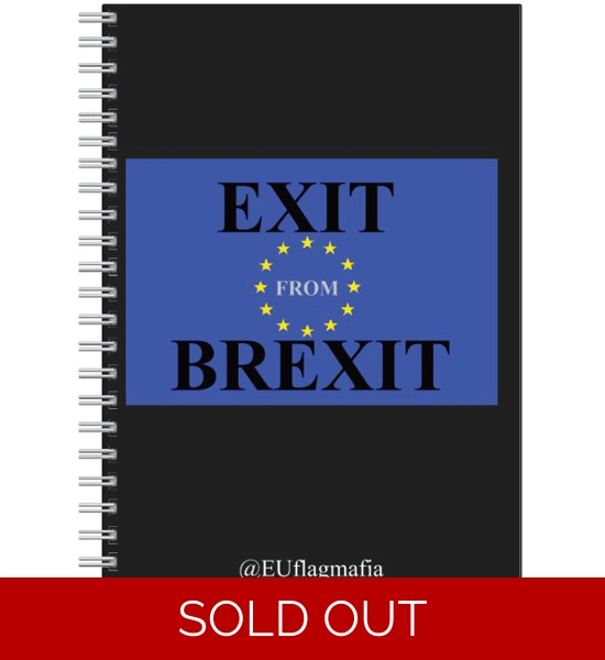 Exit From Brexit Lined Paper Pad